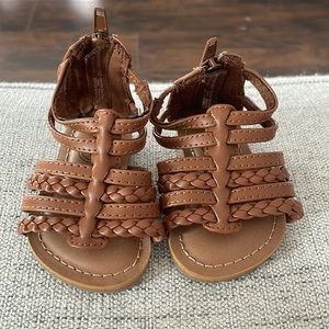 Baby gladiator sandals size 2
